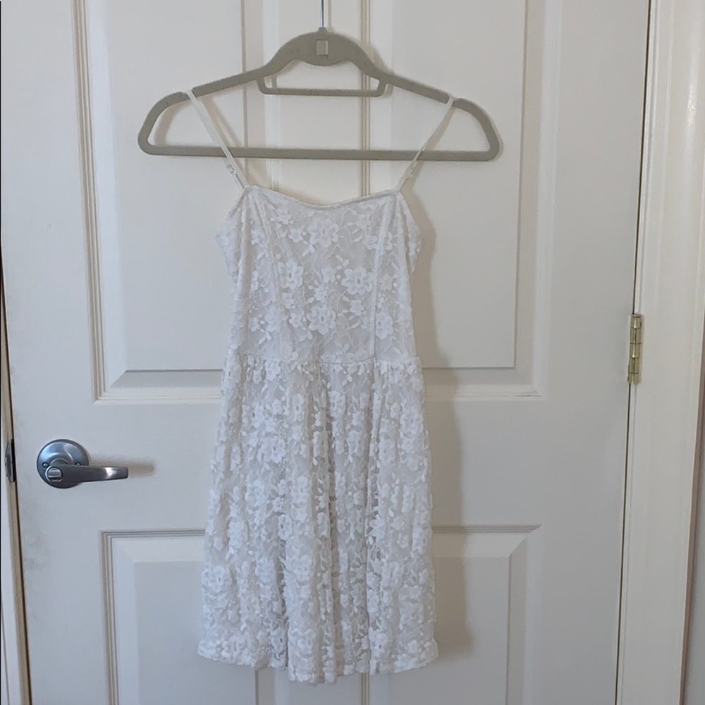 White Lacy Dress
